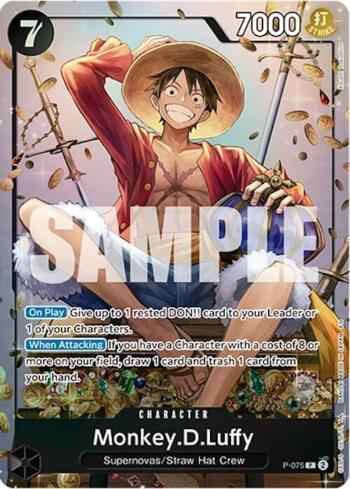 Monkey.D.Luffy (075) (Reprint) · P-075