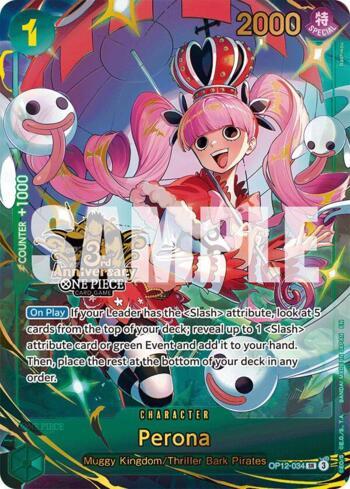 Perona (Alternate Art) · OP12-034