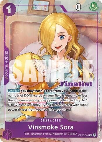 Vinsmoke Sora · OP06-063