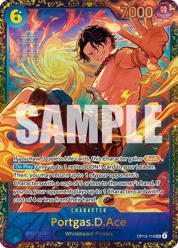 Portgas.D.Ace (Wanted Poster) · OP13-119