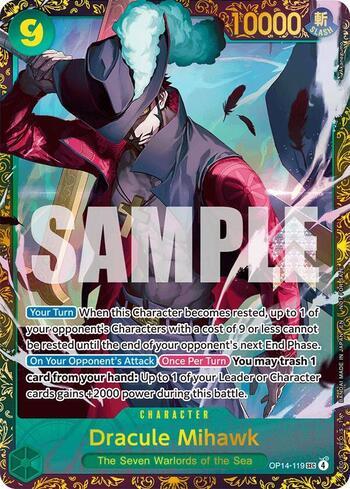 Dracule Mihawk (Manga) · OP14-119