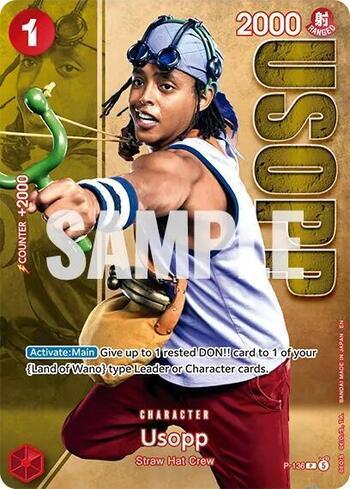 Usopp (136)(Premium Card Collection -Live Action Edition Vol.2 Straw Hat Crew-) · P-136