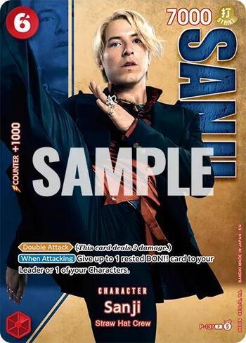 Sanji (137)(Premium Card Collection -Live Action Edition Vol.2 Straw Hat Crew-) · P-137