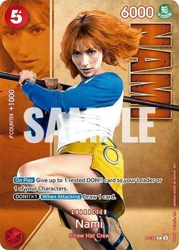 Nami (139)(Premium Card Collection -Live Action Edition Vol.2 Straw Hat Crew-) · P-139