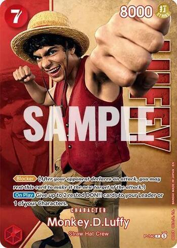 Monkey.D.Luffy (140)(Premium Card Collection -Live Action Edition Vol.2 Straw Hat Crew-) · P-140