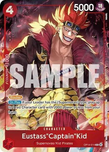 Eustass"Captain"Kid (014)(Dash Pack) · OP14-014