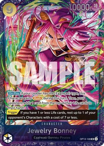 Jewelry Bonney (Alternate Art) · OP13-108