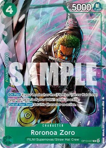 Roronoa Zoro · OP13-037