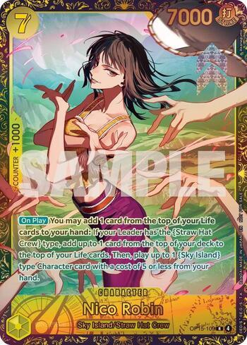 Nico Robin (109)(Alternate Art) · OP15-109