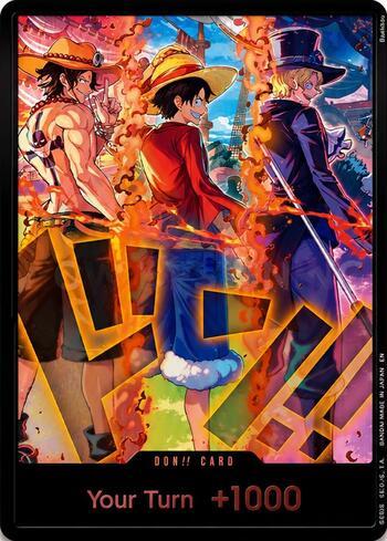 DON!! Card (English Version 3rd Anniversary Set) (Ace, Luffy, Sabo) · DON-3AS