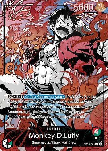 Monkey.D.Luffy (Alternate Art) · OP13-001