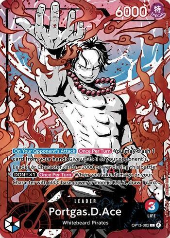 Portgas.D.Ace (Alternate Art) · OP13-002