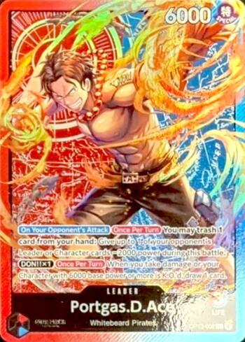 Portgas.D.Ace (Alternate Art) · OP13-002