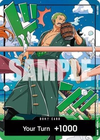 DON!! Card (World United) (Zoro) · DON-002-WU