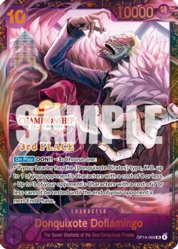 Donquixote Doflamingo (069)(Alternate Art) · OP14-069