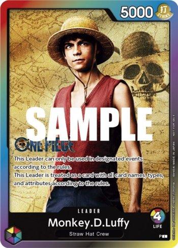 Monkey.D.Luffy (Leader Pack Live Action) (Sealed Battle 2023 Vol. 1) · P-XX1-SB