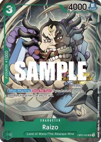 Raizo (Reprint) · OP01-052