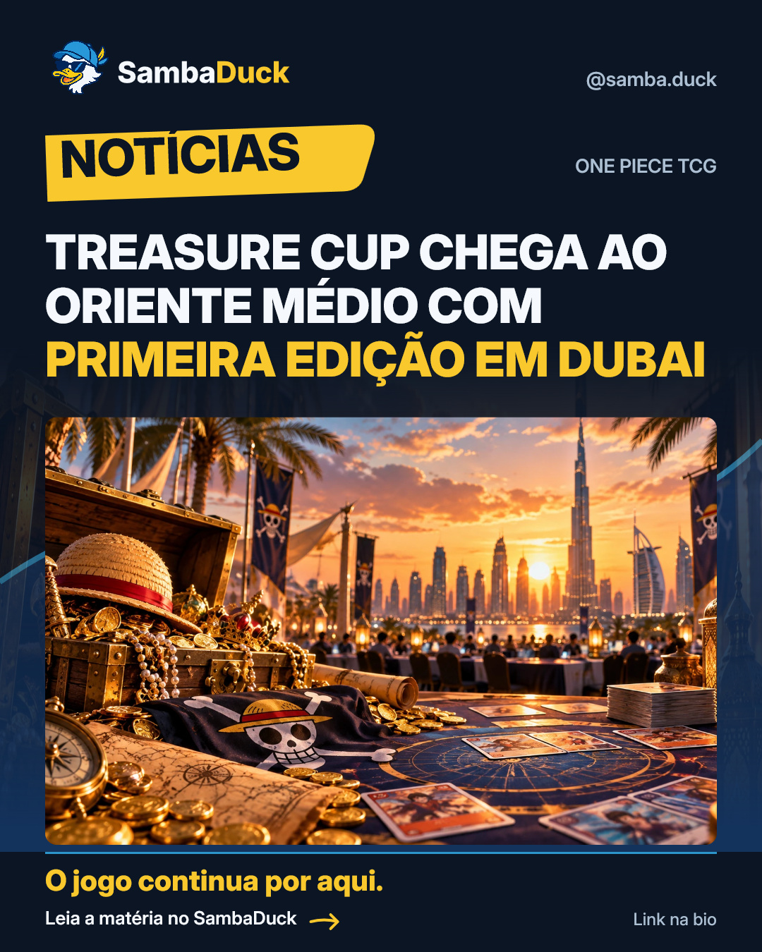 Treasure Cup chega ao Oriente Médio com primeira edição em Dubai