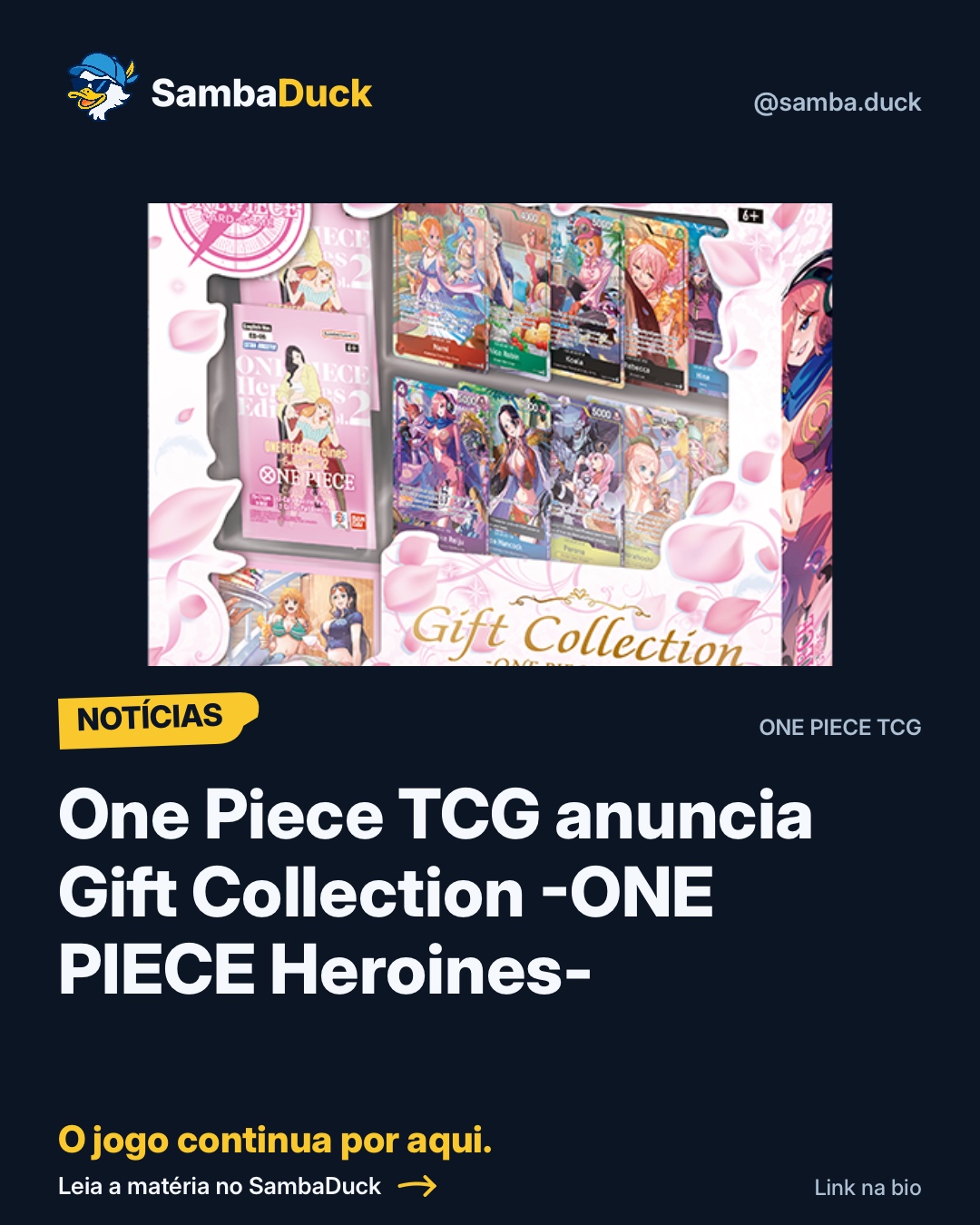 One Piece TCG anuncia Gift Collection -ONE PIECE Heroines-