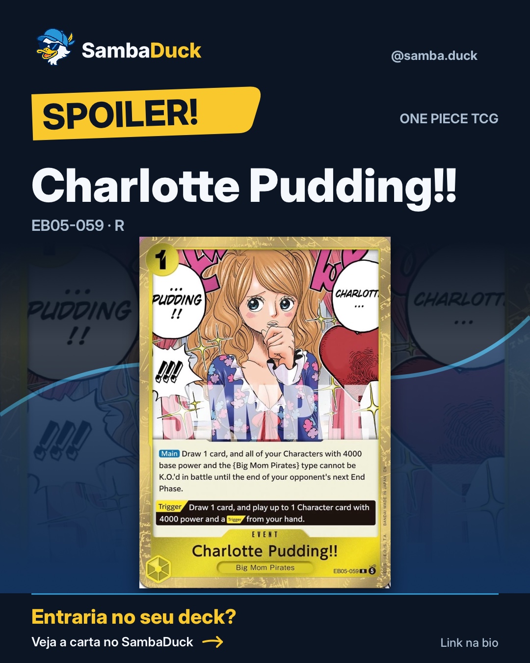 Charlotte Pudding!!